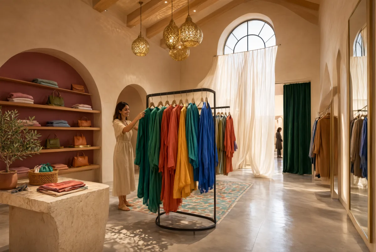 Boutique de mode Marwa au Maroc : équipe de vente et conseillères commerciales