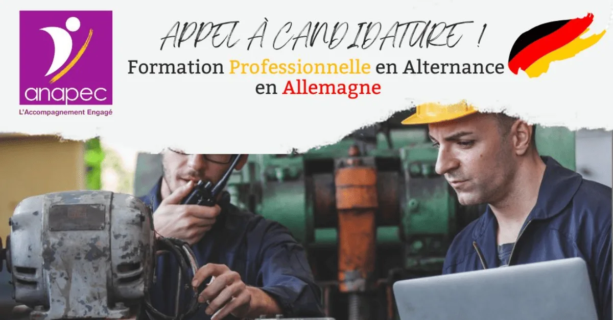 Formation Rémunérée en Alternance en Allemagne via Anapec et AHK
