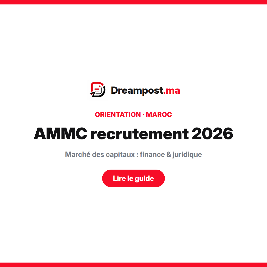 AMMC recrutement 2026