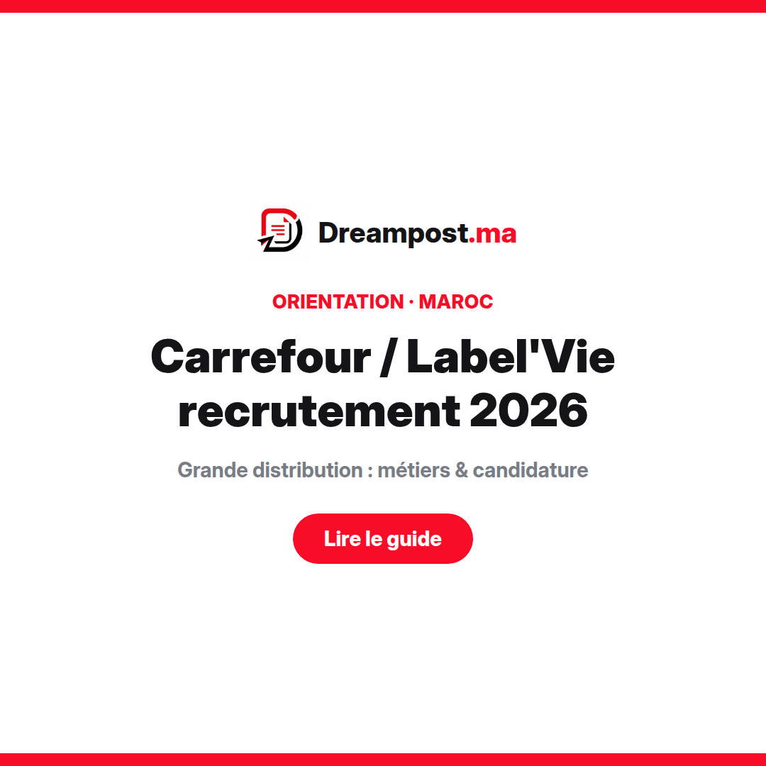 Carrefour Label'Vie recrutement 2026