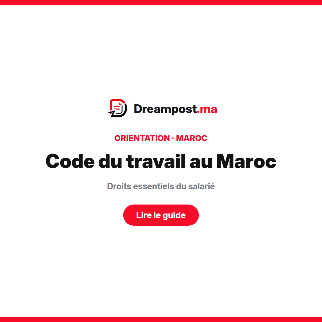 Code du travail au Maroc droits du salarié