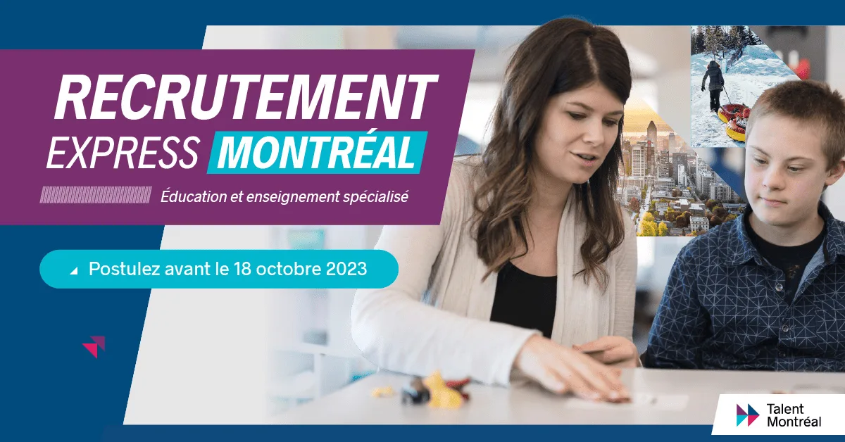 200 postes d'enseignants de français au Canada – Grand Montréal