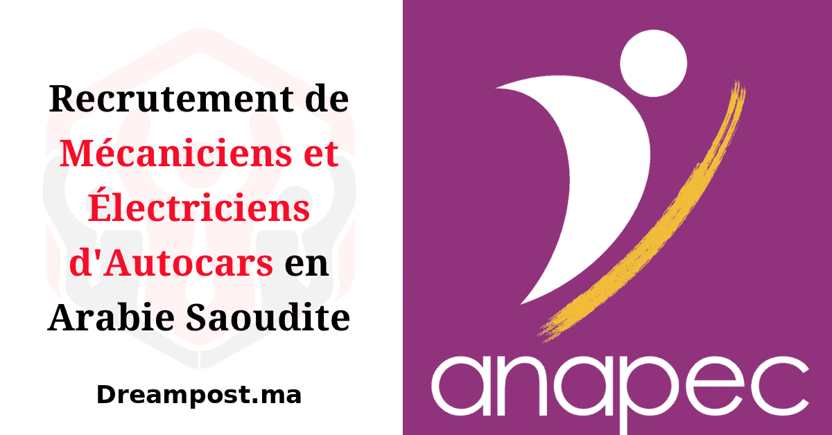 Mécaniciens et Électriciens d'Autocars – Arabie Saoudite