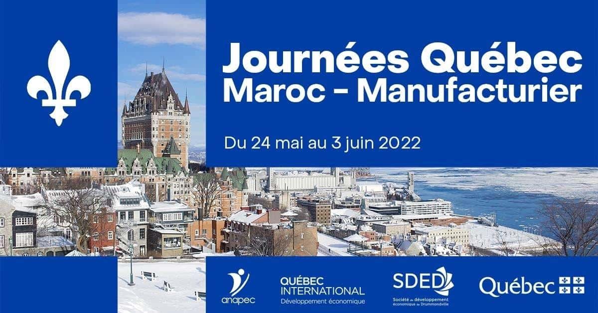 Journées Québec Maroc Manufacturiers 2022 : inscriptions ouvertes