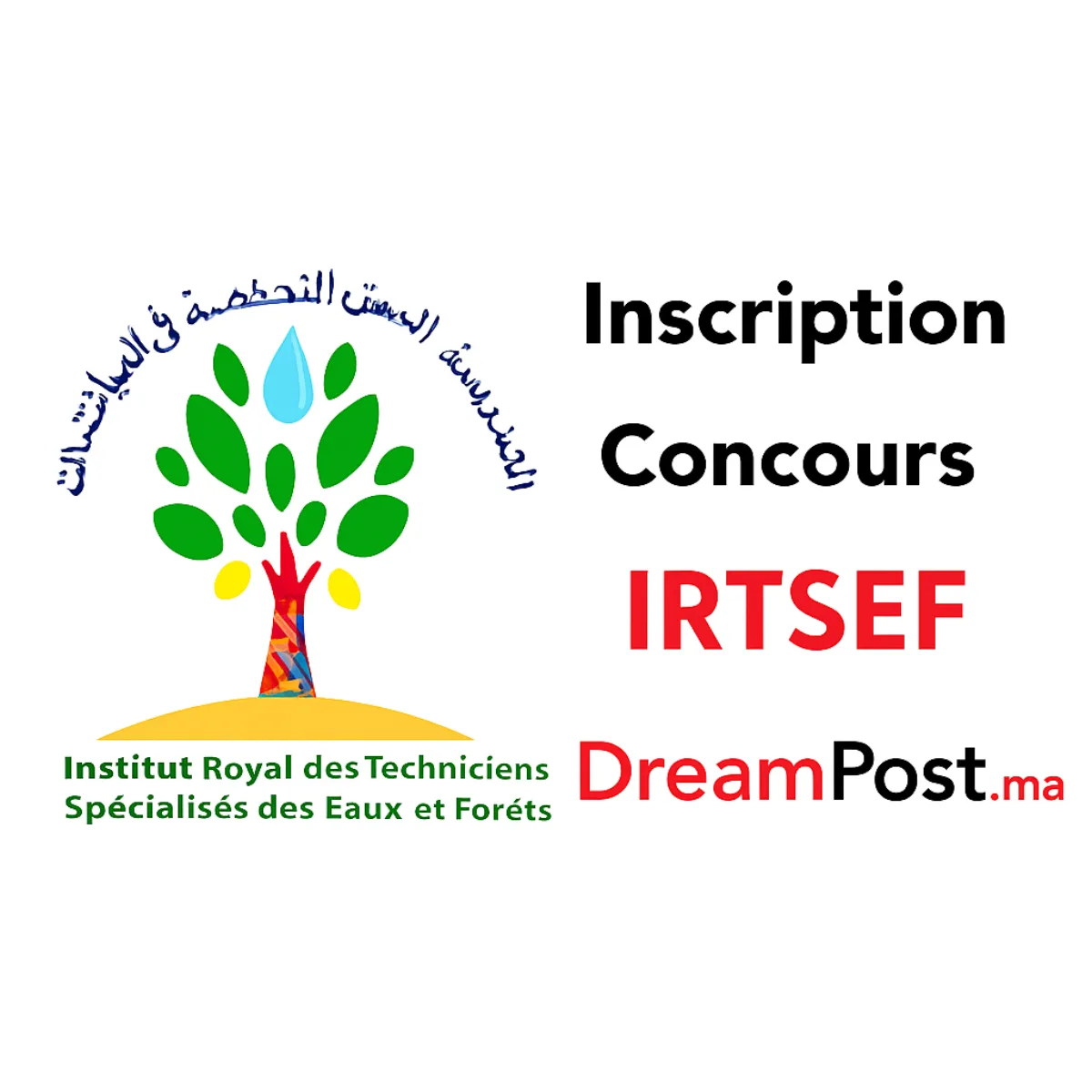 Inscription concours IRTSEF Salé 2026/2027