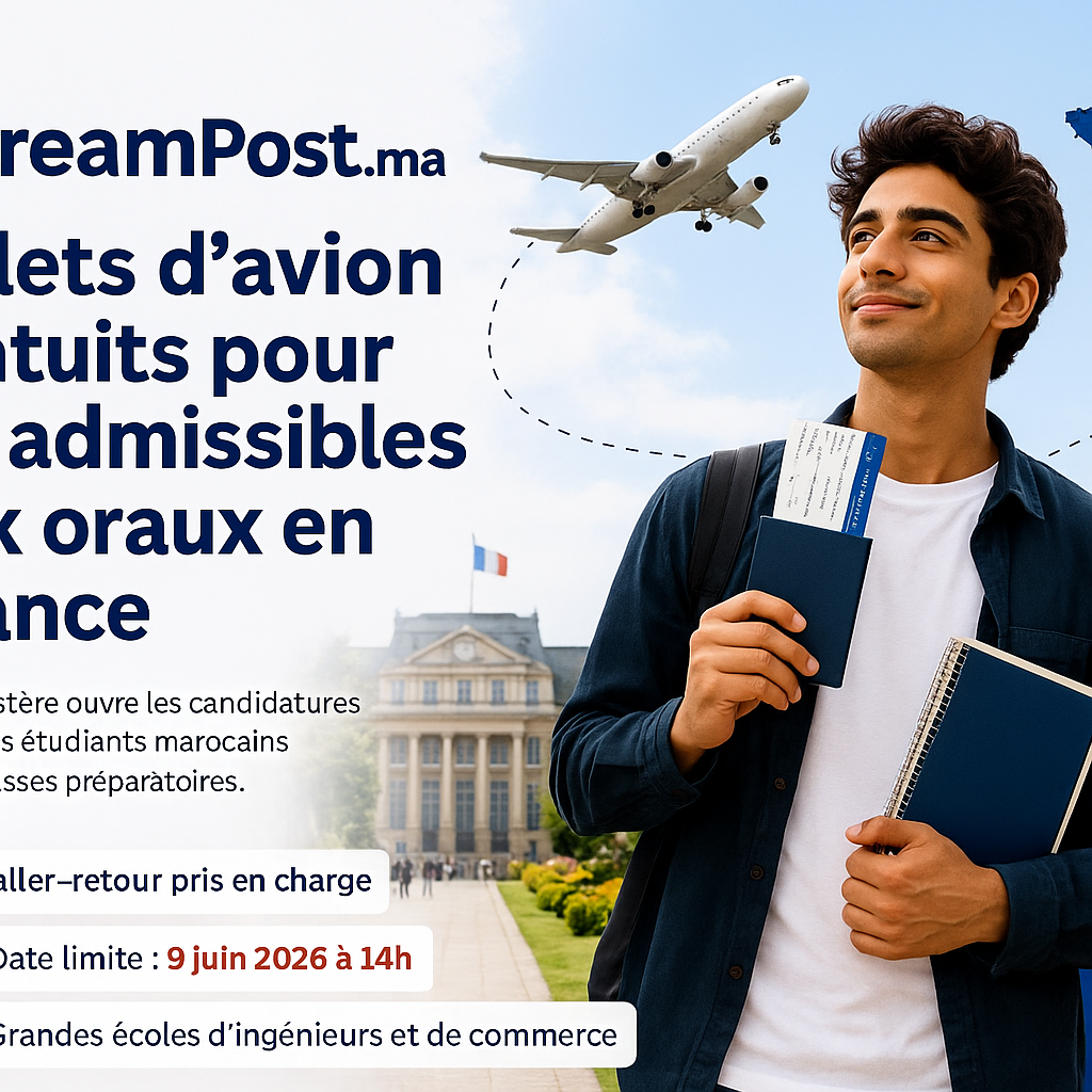 Le MEN offre des billets d’avion gratuits pour les admissibles aux concours français