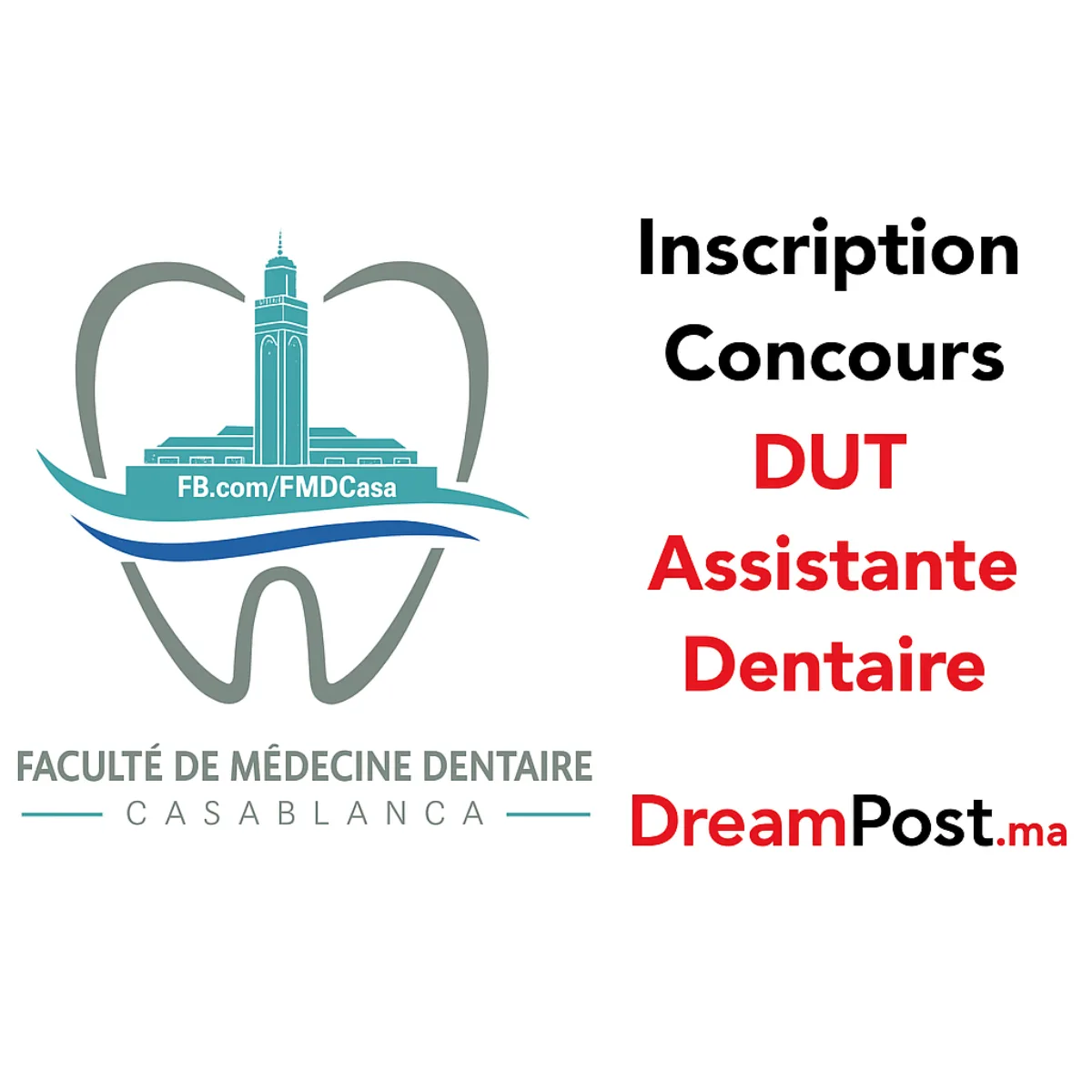 Inscription Concours DUT Assistante Dentaire 2026/2027