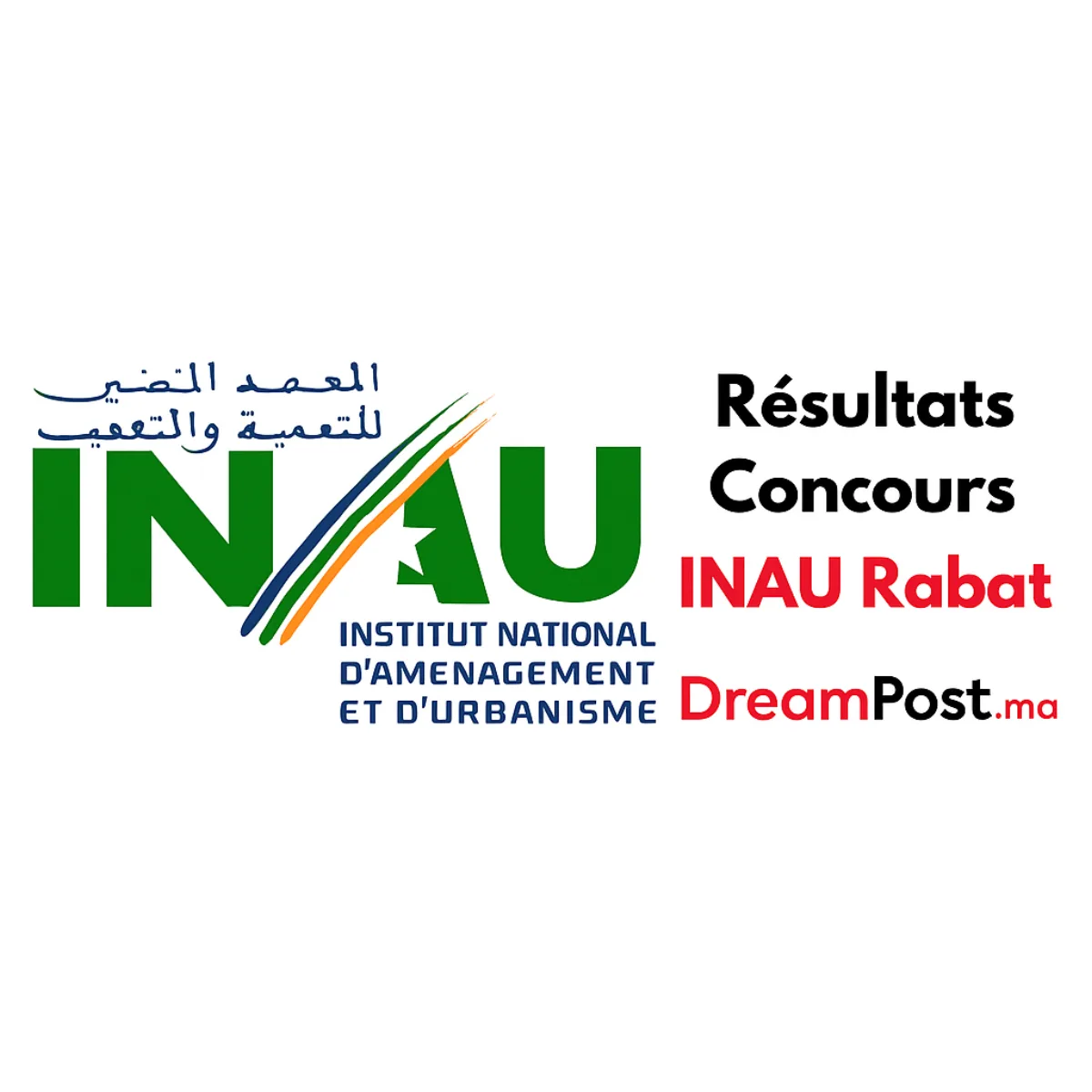 Résultats Présélection Concours INAU Rabat 2026/2027