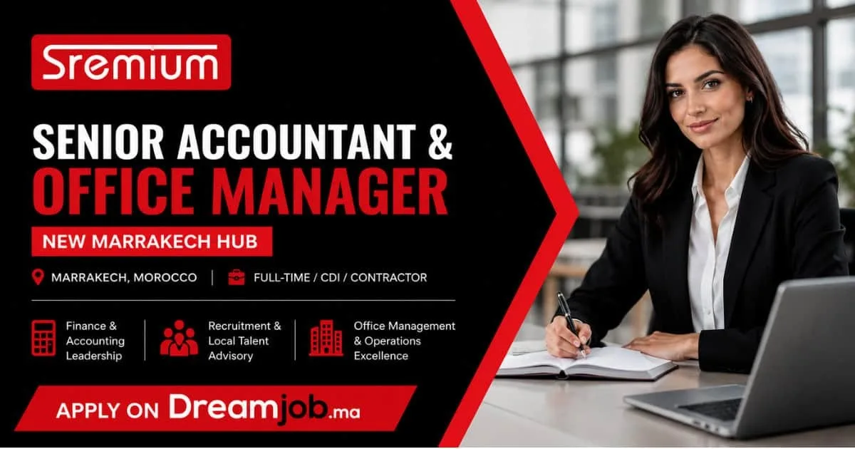 Senior Accountant & Office Manager – Marrakech | Sremium