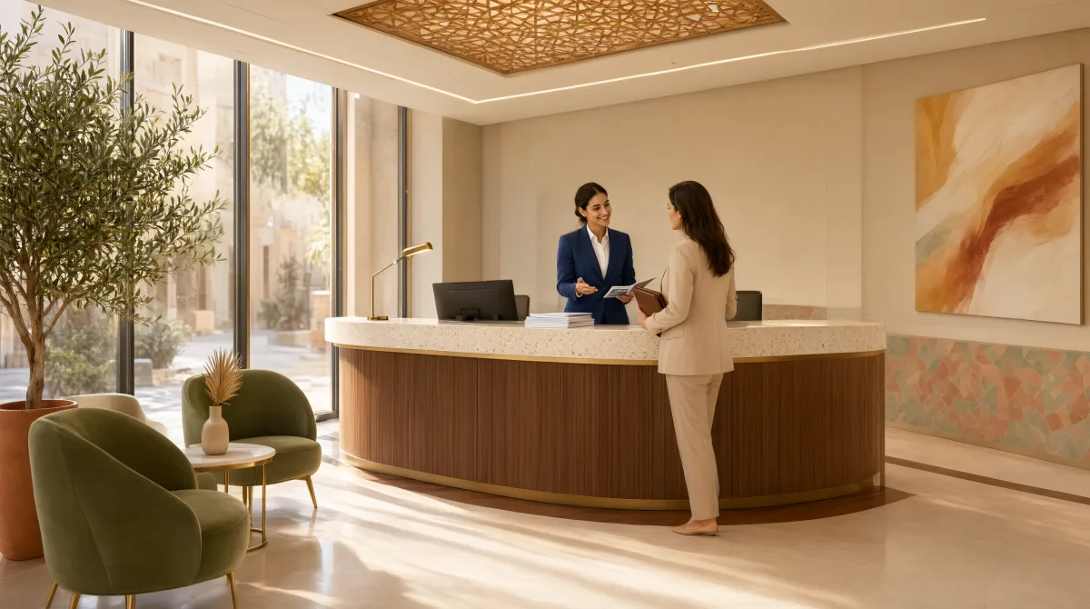 Agence bancaire moderne au Maroc et conseiller clientèle